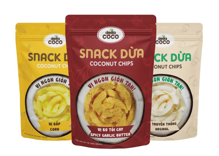 snack dừa của công ty Beinco