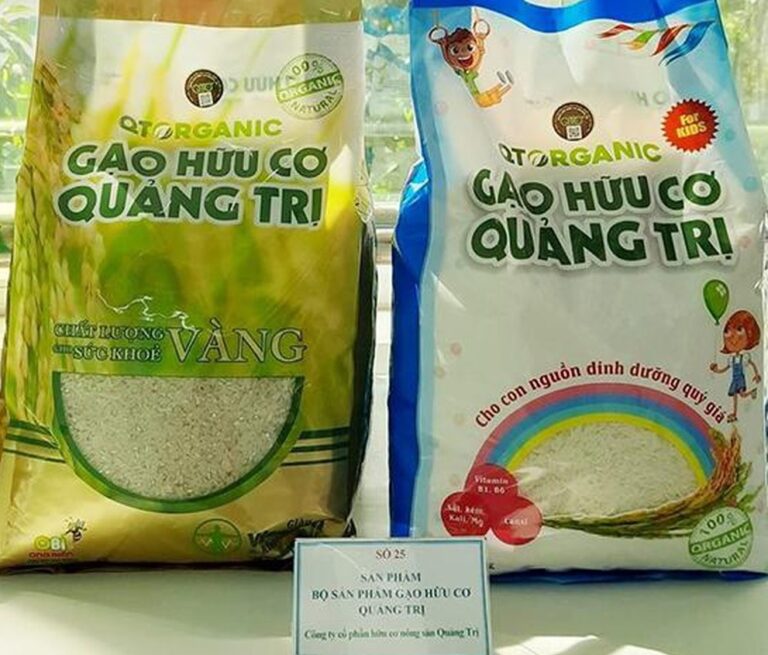 gạo hữu cơ Quảng Trị