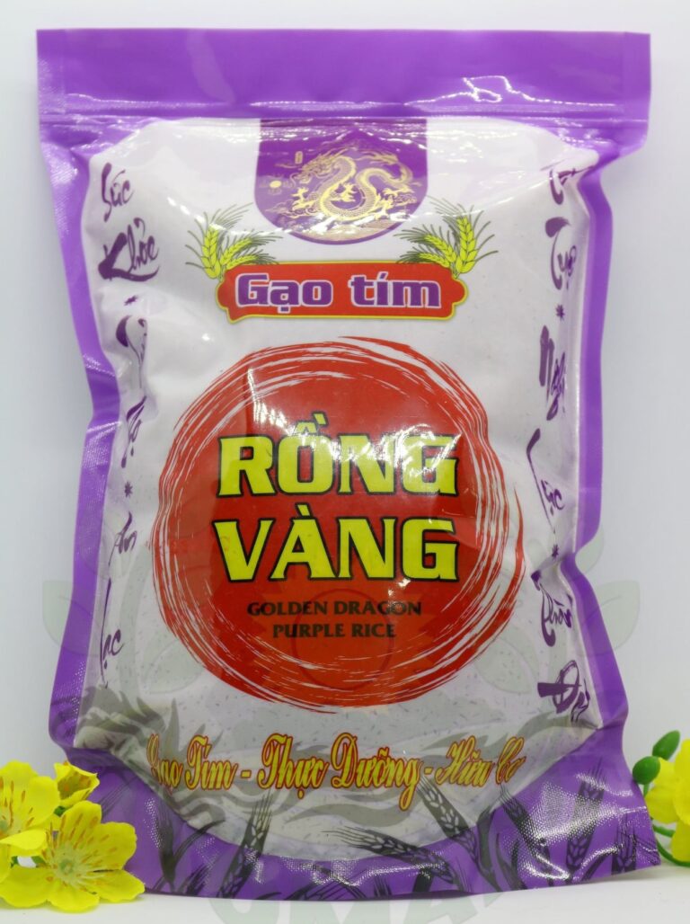 gạo tím khoai lang Rồng Vàng