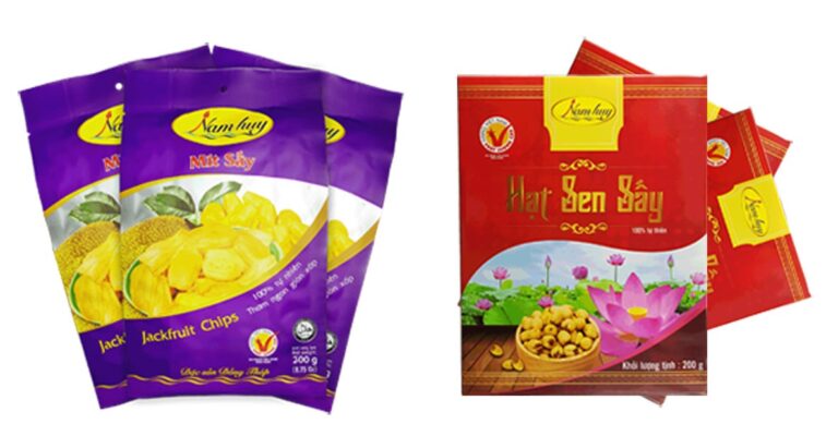 Nam Huy Đồng Tháp - mít sấy và hạt sen sấy