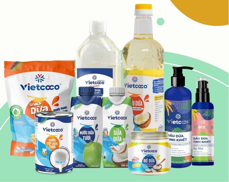 dừa Bến Tre - Công ty TNHH chế biến dừa Lương Quới - Vietcoco