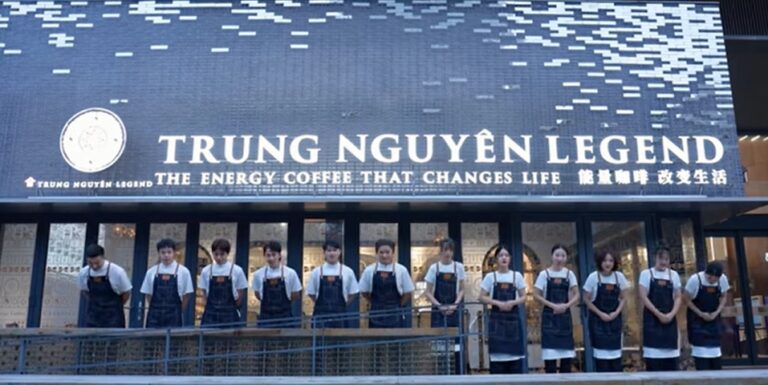 quán cà phê Trung Nguyên Legend tại thành phố Thượng Hải