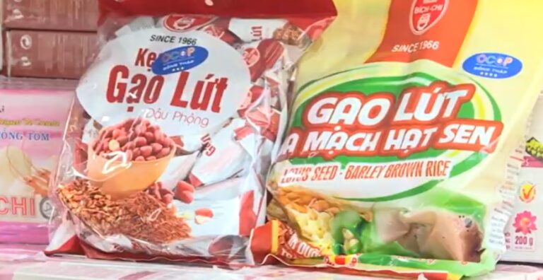 bao bì mẫu mã của thực phẩm Bích Chi