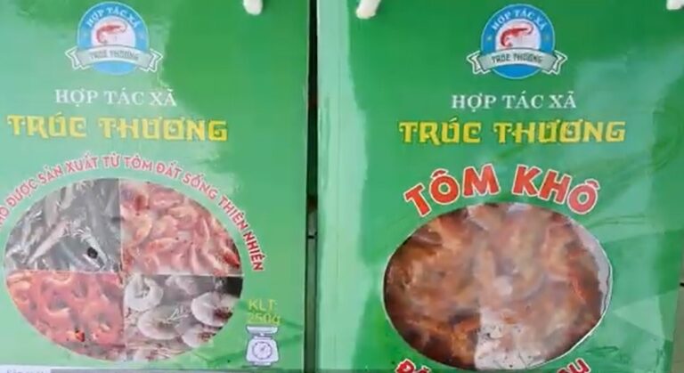 tôm khô đất