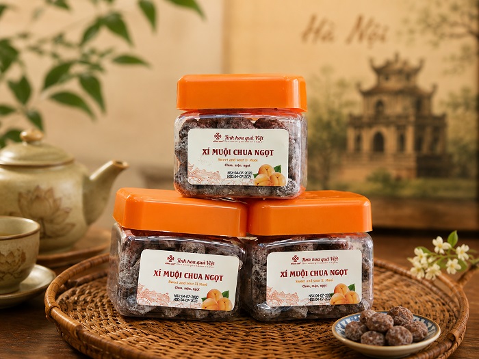 ô mai xí muội chua ngọt